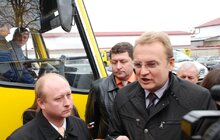 Фото 7: У Львові громадський транспорт облаштовують пристроями навігації. 