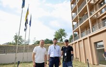 Фото 12: У Львові представник ЄС оглянув будівництво соціального житла на вул. Миколайчука