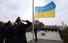 Фото 3: Цього тижня церемоніал підняття Державного Прапора здійснили курсанти Університету безпеки життєдіяльності