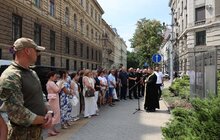 Фото 9: «Алея надії»: у Львові відкрили стелу в пам’ять про зниклих безвісти поліцейських, які захищали країну (фото)