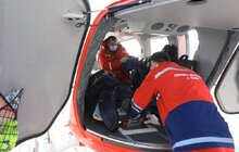 Фото 6: Пацієнтку з Турки доставили у львівську лікарню гвинтокрилом 