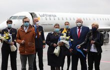 Фото 2: Авіакомпанія Lufthansa здійснила перший прямий регулярний рейс з Франкфурта до Львова