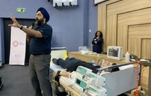 Фото 2: Американські медики вчать українських надавати допомогу пацієнтам з воєнними травмами у критичних станах