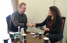 Фото 8: Мер Львова Андрій Садовий зустрівся з Манал Фоуані