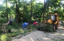 Фото 3: Комунальні служби продовжують прибирати місто від наслідків негоди