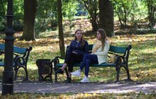 Фото 16: У парку ім. Івана Франка продовжують облаштовувати другу за важливістю доріжку за унікальною методикою