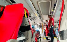 Фото 4: Перший в Україні реанімаційний автобус евакуював за кордон пацієнтів з львівських лікарень
