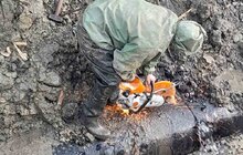 Фото 3: На вул. Патона ремонтні бригади замінили ділянку аварійної каналізаційної мережі