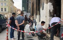 Фото 4: Німецькі каменярі-реставратори діляться досвідом з львівськими студентами