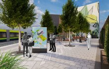 Фото 5: На перехресті вулиць Генерала Чупринки та Степана Бандери почали облаштовувати транспортний хаб (відео)