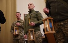 Фото 9: Львівські пластуни передали місту Вифлеємський вогонь миру