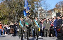 Фото 15: На площі біля пам’ятника Т. Шевченку відбулись урочистості з нагоди Дня захисника України