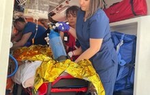 Фото 3: Зі Львова до Австрії евакуювали 17-річну дівчину з Дніпропетровщини, яка постраждала внаслідок обстрілу росіян