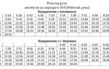 Фото 16: ЛК АТП-1 подає розклад руху автобусів на час локдауну