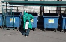 Фото 6: Сміттєві контейнерні майданчики дезінфікують
