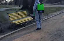Фото 7: У Львові провели дезінфекцію парку ім. І. Франка та парку «Високий Замок»