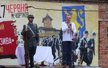 Фото 26: Андрій Садовий у Чорткові зустрівся з мером та взяв участь у відкритті реконструкції бою «Чортківська офензива»