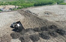 Фото 6: На Грибовицькому полігоні ТПВ триває технічна рекультивація
