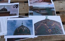Фото 16: Купол пам’ятки архітектури – давньоєврейського шпиталю на вул. Раппопорта, 8, завершують реставрувати