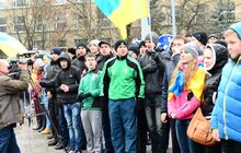 Фото 28: А. Садовий: «Я хочу подякувати всім небайдужим львів’янам, які сьогодні прийшли на ланцюг»