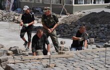 Фото 4: На вул Куліша триває ремонт