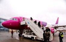 Фото 3: Львівський аеропорт прийняв перший рейс Неаполь – Львів – Неаполь від лоу-кост авіакомпанії «Візз Ейр Україна»