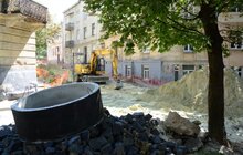 Фото 8: На вул. Пісковій триває капітальний ремонт: інженерні мережі вже замінено на 25%