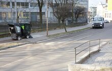 Фото 6: На вулицях Львова працюють порохотяги і поливально-мийні машини