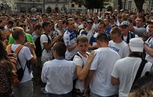 Фото 2: Марш єдності у Львові розпочався Державним Гімном України