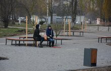 Фото 4: На Сихові завершують роботи з облаштування нового громадського простору