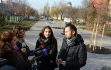 Фото 10: На Сихові завершують роботи з облаштування нового громадського простору