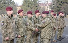Фото 13: У Львові відбулись урочисті заходи, приурочені святкуванню Дня військової частини А0284 (80-ої окремої десантно-штурмової бригади)