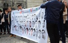 Фото 4: Сьогодні у Львові студенти різних вишів взяли участь в масштабній акції солідарності із бранцями Кремля «Хода солідарності. Волю заручникам Кремля!»