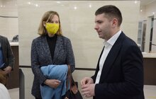 Фото 3: Крістіна Квін ознайомилась з роботою медичного об’єднання невідкладної допомоги у Львові