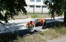 Фото 12: На вул. Чернівецькій розпочинають встановлювати плити під трамвайні рейки