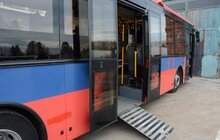 Фото 23: На маршрутах Львова приватні перевізники тестують автобус Volvo, привезений зі Скандинавії