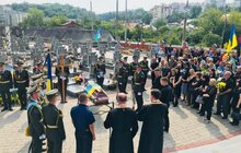 Фото 8: Сьогодні, 25 серпня, Львів попрощався з загиблим Героєм