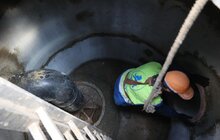 Фото 7: Реконструкція каналізації у Брюховичах: 300 метрів нових труб замість аварійних