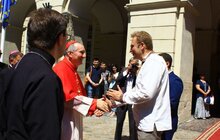 Фото 2: Державний Секретар Ватикану кардинал П’єтро Паролін поблагословив Львів