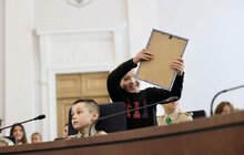 Фото 15: У Львові нагородили 230 учнів-волонтерів, що допомагали ЗСУ і переселенцям