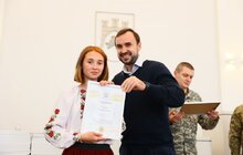Фото 44: У Львові нагородили 230 учнів-волонтерів, що допомагали ЗСУ і переселенцям