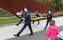 Фото 3: Сьогодні прапор України на Меморіалі Героїв Небесної Сотні підняли курсанти Університету безпеки життєдіяльності