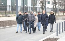 Фото 4: Реконструкція пл. Двірцевої: на площі облаштовують благоустрій та готуються до відновлення руху трамвая до вокзалу