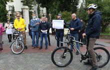 Фото 42: У Львові вперше провели позачергове засідання виконавчого комітету на велосипедах