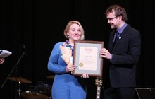 Фото 7: Найкращих працівників культури та переможців конкурсів менеджерів міждисциплінарних проектів у галузі культури відзначили дипломами та грошовими преміями
