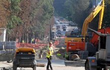 Фото 9: На вул. Личаківській триває капітальна реконструкція дорожнього покриття