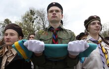 Фото 7: З нагоди 105-ї річниці заснування ПЛАСТу мер Львова відзначив Богдана Гасюка та Галину Ткачук