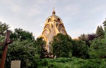 Фото 8: У Львові підсвітили церкву Великомучеників Бориса і Гліба