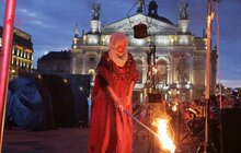 Фото 1: Театр «Воскресіння» організовував театралізоване дійство