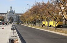 Фото 13: Триває ремонт вул. Чернівецької: на обох частинах вулиці вже постелено перші шари асфальту